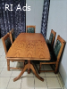 Extending Wooden Dining Table Set for Sale R1899/- Lenasia